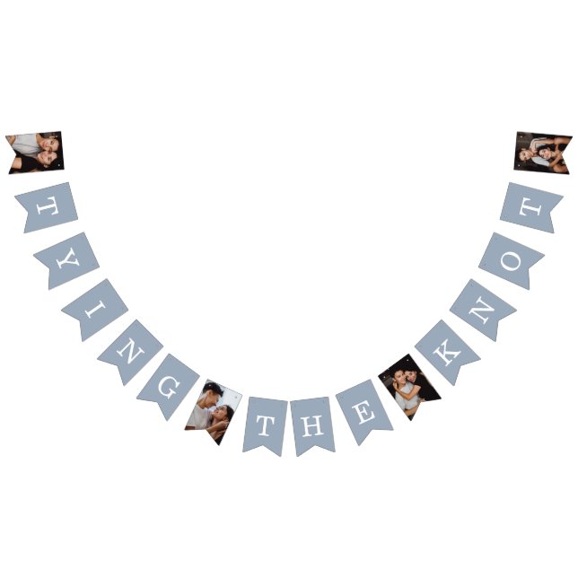 Tying The Knot Photo LGBTQ Bunting Flags (All)