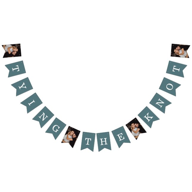 Tying The Knot Photo LGBTQ Bunting Flags (All)