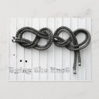 Tying the Knot Postcard