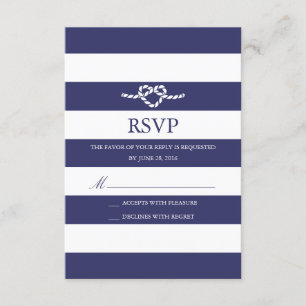 Tying The Knot   Response Card