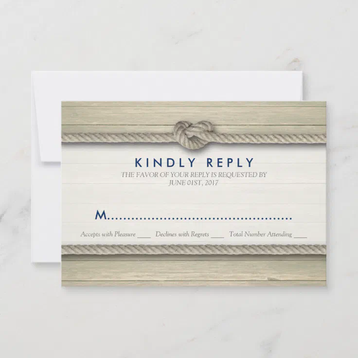 rsvp tie the knot