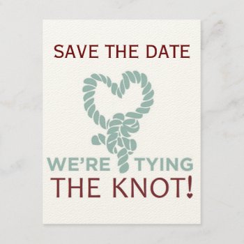 Tying The Knot Save The Date by SERENITYnFAITH at Zazzle