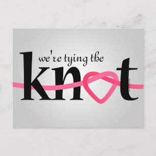 Tying The Knot STD Postcard