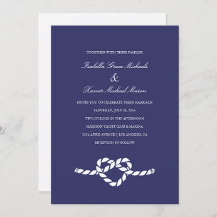 Tying The Knot Wedding Invitation