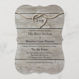 Tying the Knot Wedding Invitation