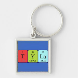 Tyla periodic table name keyring