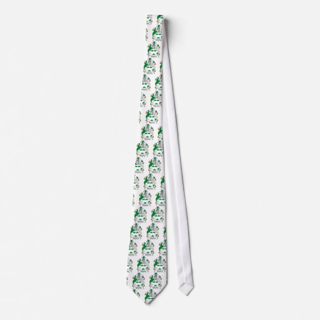 Tyldesley Family Crest Neck Tie (Front)