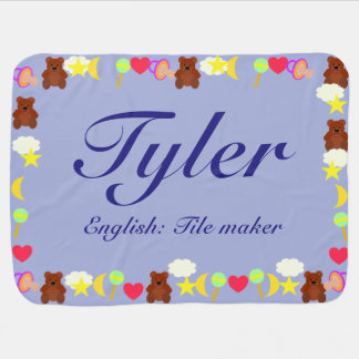 Tyler Baby Blanket Template