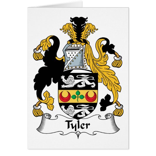 Tyler Family Crest Cards (Front)