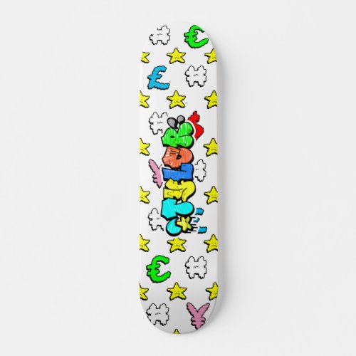 Tyler Graffiti Custom Personalized Skateboard