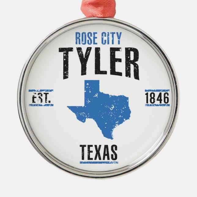 Tyler Metal Ornament (Front)