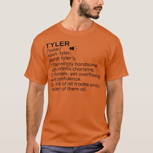 Tyler Name Definition Tyler Meaning Tyler Name Mea T_Shirt