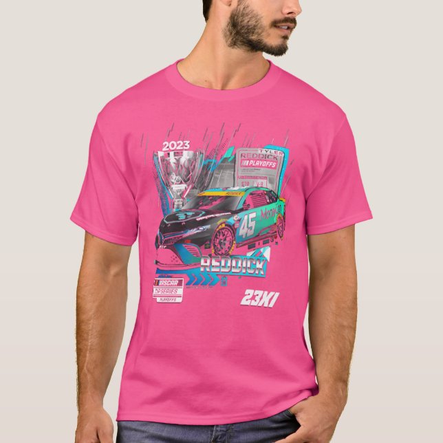 Tyler Reddick 23Xi Series Playoffs T-Shirt (Front)