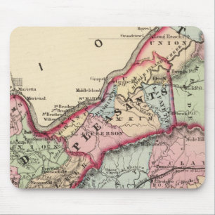 Tyler, Ritchie, Pleasants, Wood, Wirt counties Mouse Pad