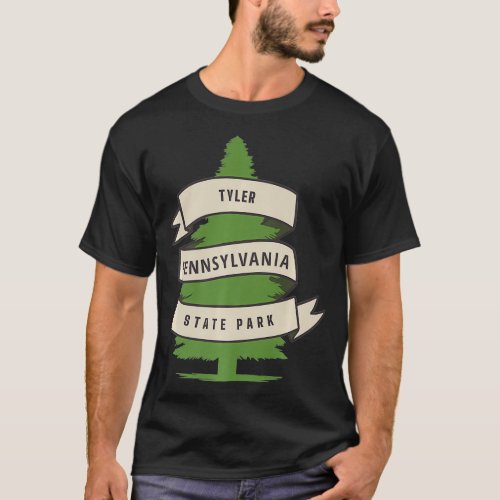 Tyler State Park Pennsylvania Forest PA Hiking Pre T_Shirt