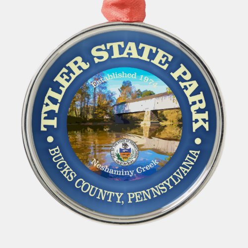 Tyler State Park SP Metal Ornament