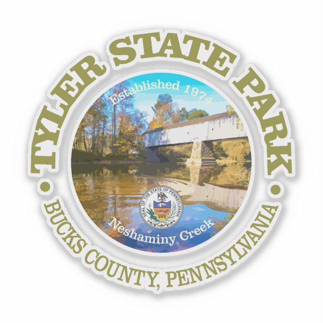 Tyler State Park SP Sticker (Front)