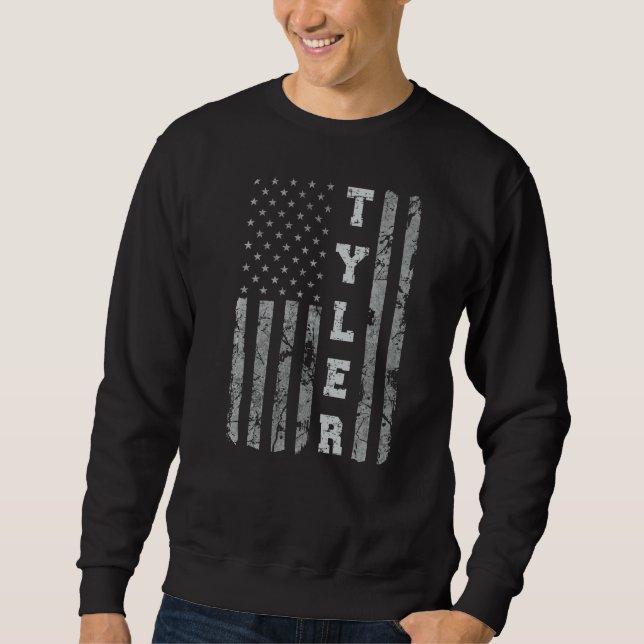 Tyler Texas American Flag Sweatshirt (Front)