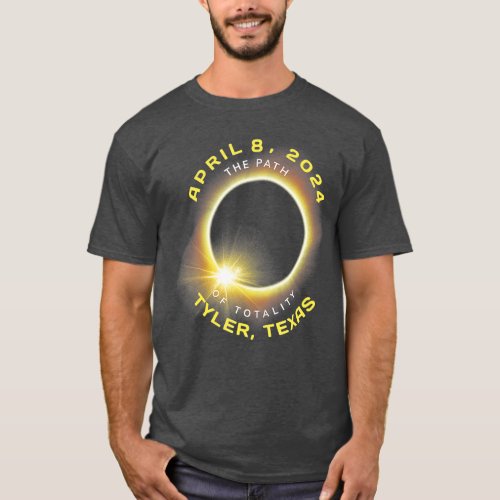 Tyler Texas Solar Eclipse Totality April 8 2024  T_Shirt