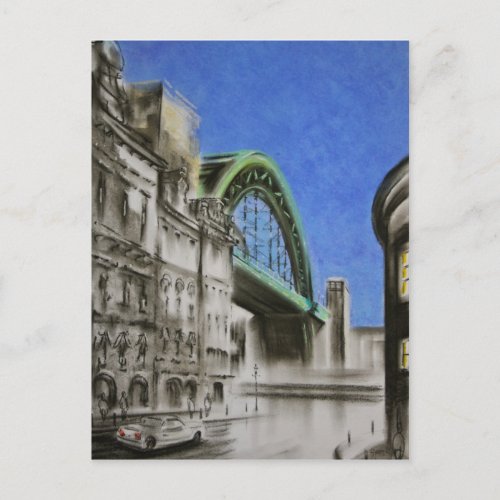 Tyne Bridge England Postcard