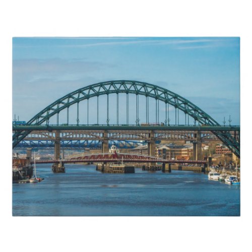 Tyne Bridge Faux Canvas Print