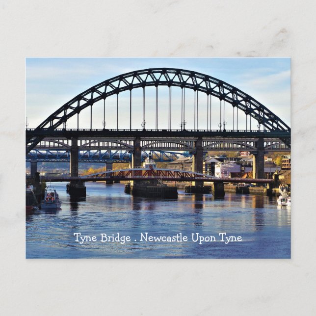 Tyne Bridge Newcastle UK Photo Postcard (Front)