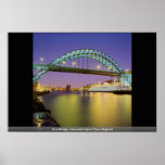 Tyne Bridge, Newcastle-upon-tyne, England Poster at Zazzle
