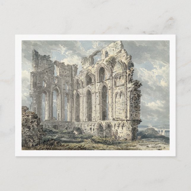 Tynemouth Priory, Northumberland, c.1792-93 (w/c o Postcard (Front)