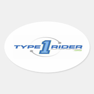 Type1Rider Oval Logo Sticker