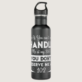 Type 1 Diabetes Awareness Gift You Can't Handle Me Stainless Steel Water Bottle