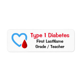 Type 1 Diabetes Awareness Label
