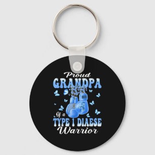 Type 1 Diabetes Awareness Proud Brother Of A T1d W Keychain