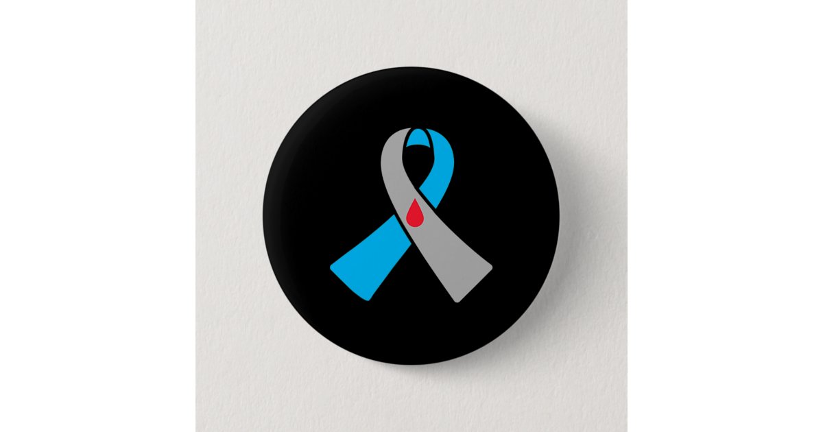 Type 1 Diabetes Awareness Ribbon Badge Button | Zazzle