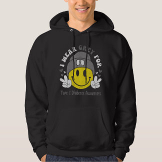 Type 1 Diabetes Awareness Ribbon Support Gifts Hoodie