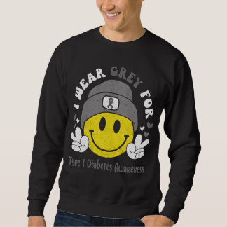 Type 1 Diabetes Awareness Ribbon Support Gifts Sweatshirt