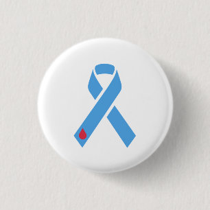 Type 1 Diabetes Awareness Ribbon T1D Button