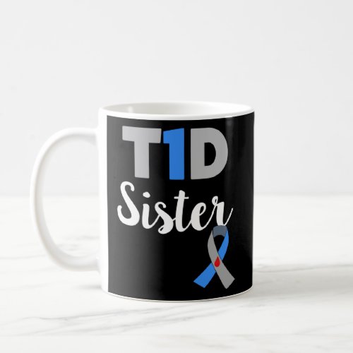 Type 1 diabetes Awareness Support sister Diabetic  Coffee Mug