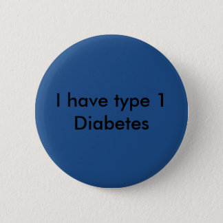 Type 1 Diabetes Badge Button