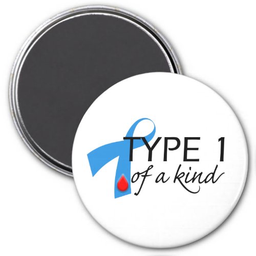 Type 1 Diabetes Blue Ribbon Awareness HOPE Magnet