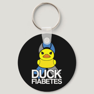 Type 1 Diabetes T1D Duck Fiabetes For Diabetes Awa Keychain