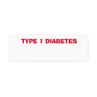 Type 1 Diabetes T1D health concern, condition Label