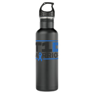 Type 1 Diabetes T1D Warrior Stainless Steel Water Bottle