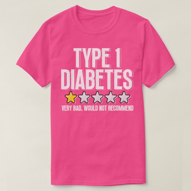 Type 1 Diabetes T-Shirt (Design Front)