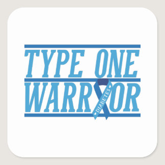 Type 1 Diabetes warrior Square Sticker