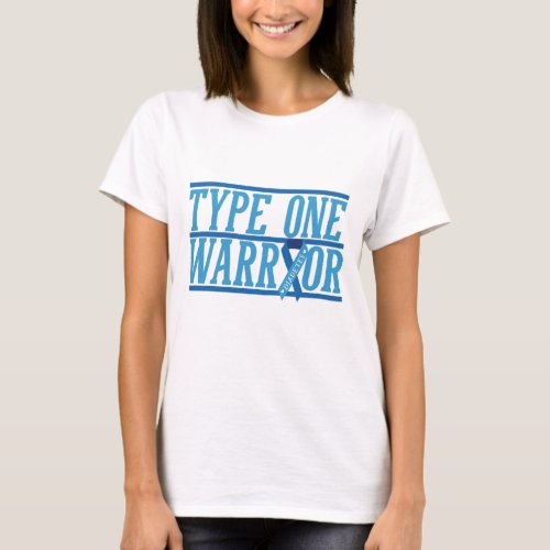 Type 1 Diabetes warrior T_Shirt