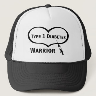 Type 1 Diabetes Warrior With Syringe Cap/Hat Trucker Hat