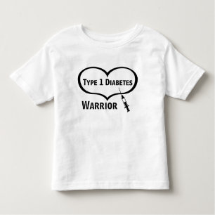 Type 1 Diabetes Warrior With Syringe Toddler Tee