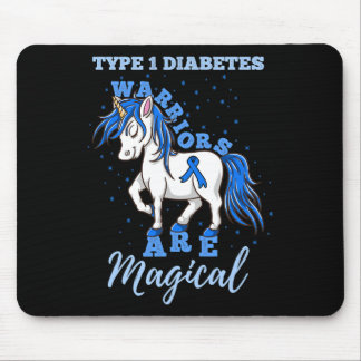 Type 1 Diabetes Warriors Are Magical T1D Awareness Mouse Pad