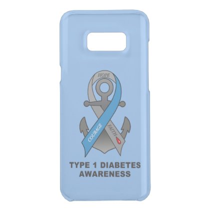 Type 1 Diabetes with Anchor of Hope Uncommon Samsung Galaxy S8+ Case