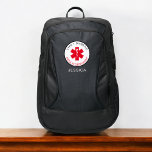Type 1 Diabetic Medical Alert Personalized  Port Authority® Backpack<br><div class="desc">Ensure safety and style with the Type 1 Diabetic Medical Alert Personalized Port Authority® Backpack. This functional backpack features a prominent medical alert symbol, customizable with your name or emergency contact information. Crafted from durable materials, it includes spacious compartments, a padded laptop sleeve, sturdy zippers, and side pockets for easy...</div>